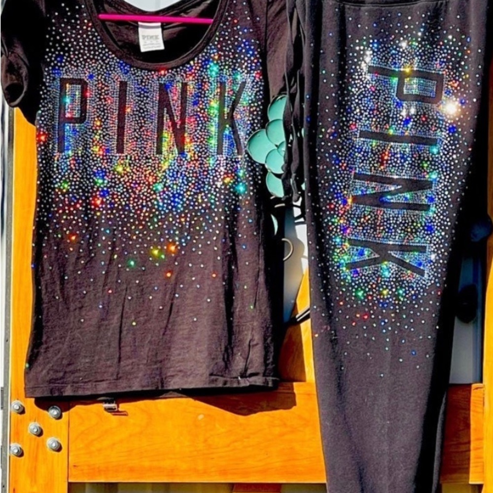VSPINK bling rare outfit